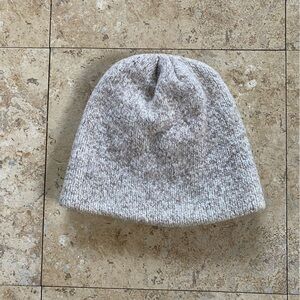 Cozy Gray Knit Beanie